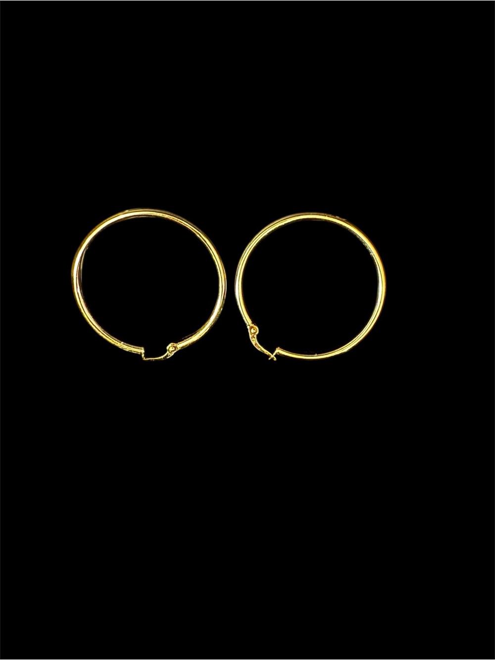 Gold Hoop Earrings - Classic Thin Hoop Earrings